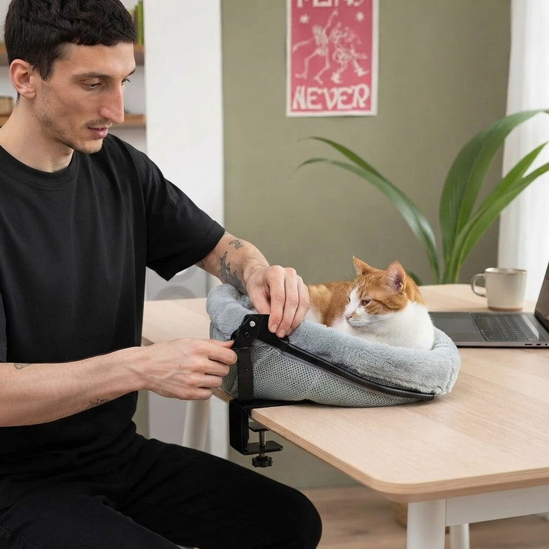 Foldable Cat Desk Bed